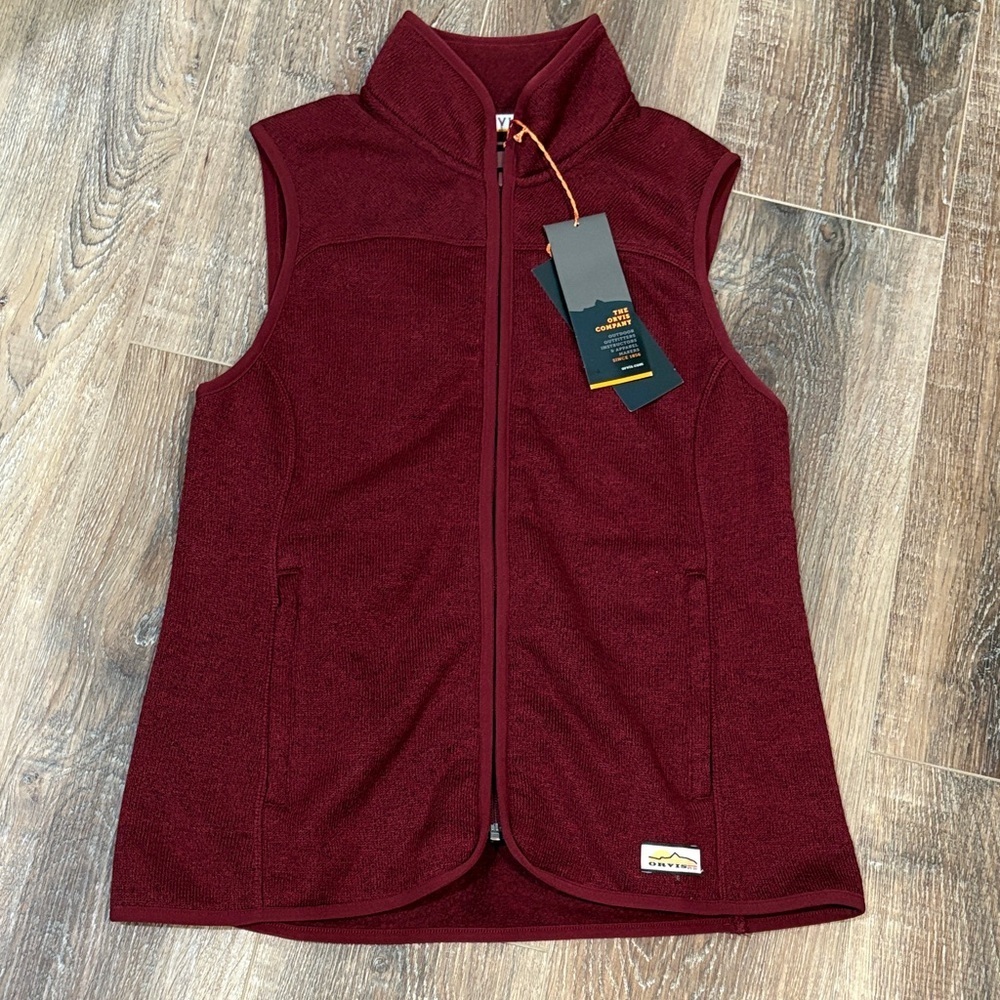 Orvis Maroon “Jam” Vest. XS